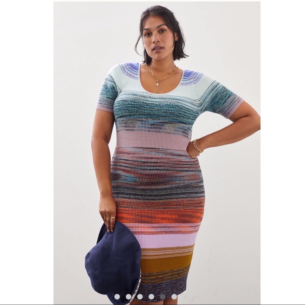 Anthropologie Space-dyed Knit Dress